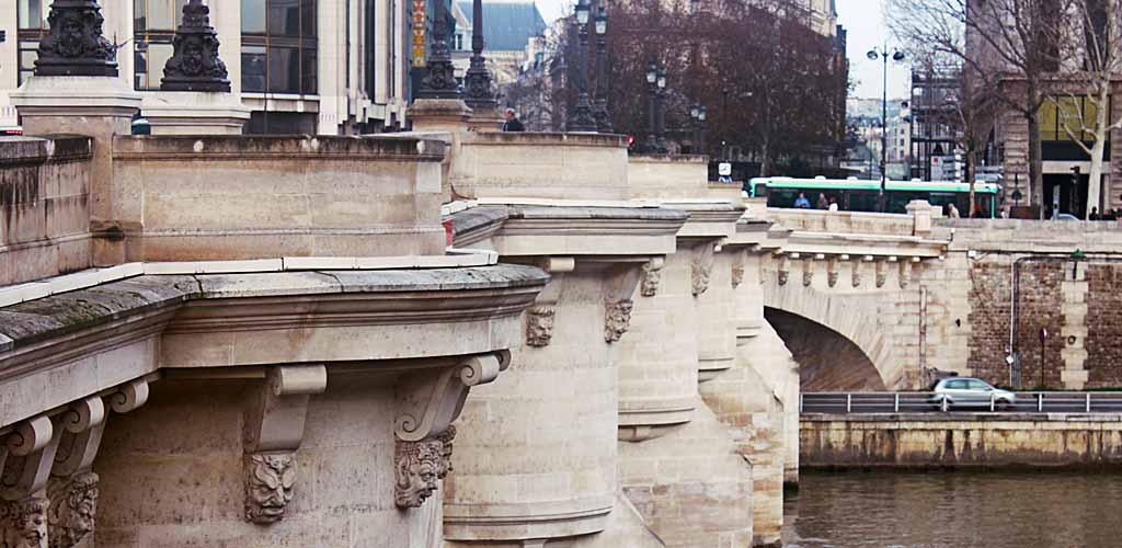 Institut de France, Pont des Arts by Dominique Lacaze